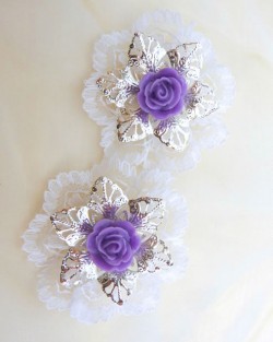 Lilac lace bud